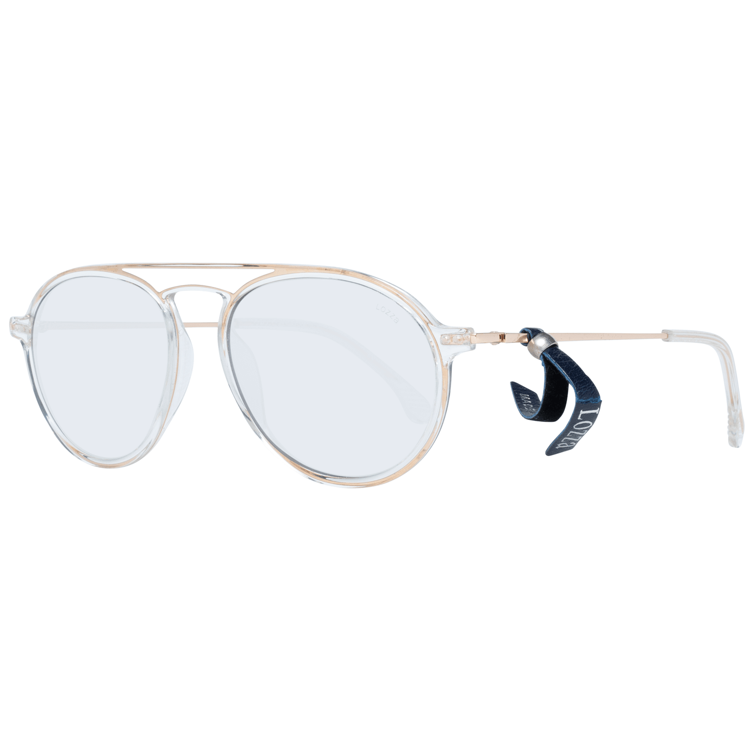 Gold Metal & Plastic Sunglasses
