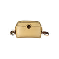 Beige Leather Women Shoulder Bag