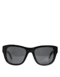 Black Leather Frame DG4177 Tinted Lens Sunglasses