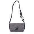Blue Fabric Shoulder Bag