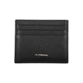Black Leather Men Wallet Holder