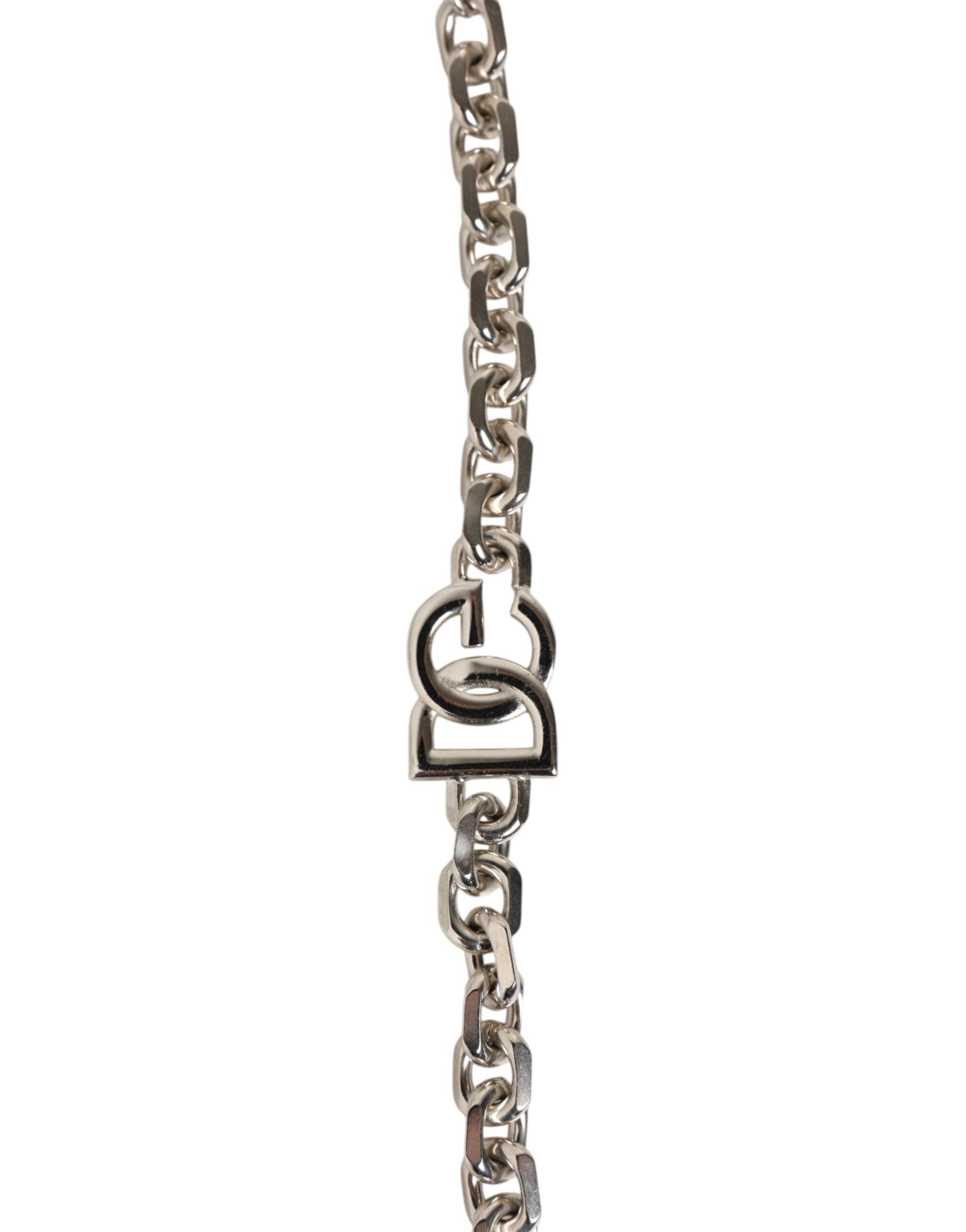 Black Leather Pearl Chain Bag Accessory Shoulder Strap