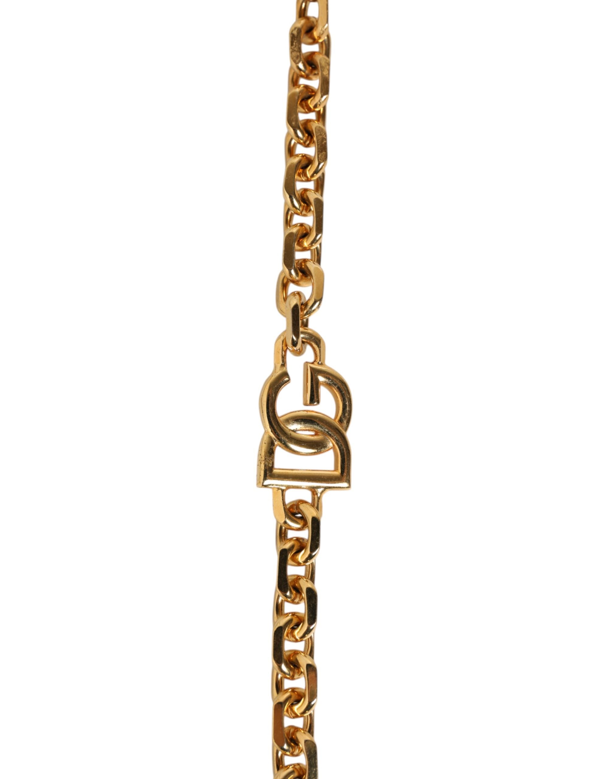 Black Leather Gold Chain Bag Accessory Shoulder Strap