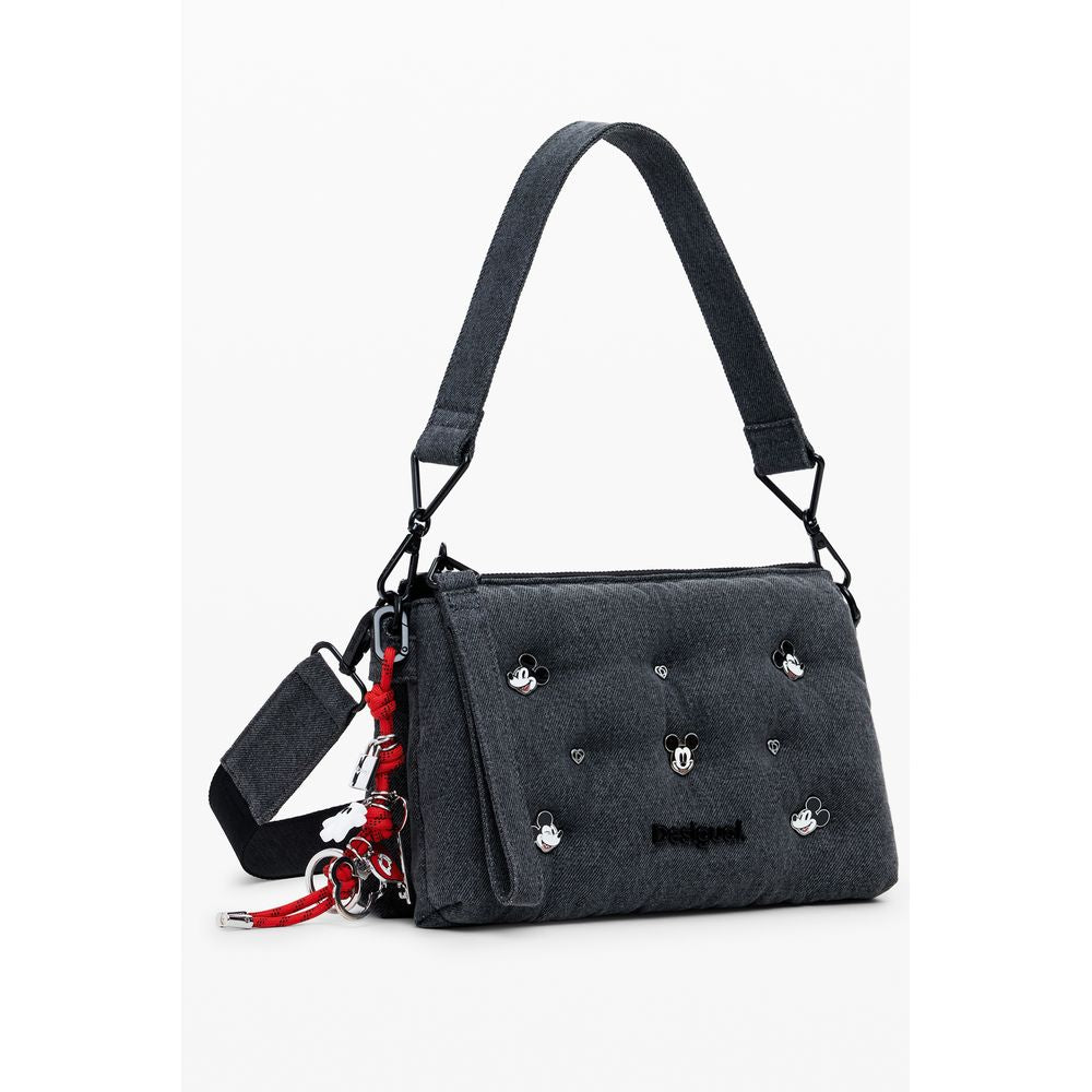 Grigio Polyester Women Handbag
